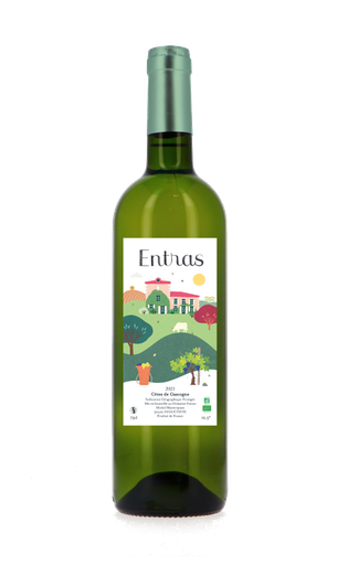 Domaine Entras BLANC Côtes de Gascogne BIO