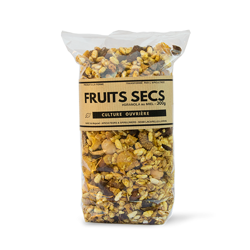 Granola fruits secs miel