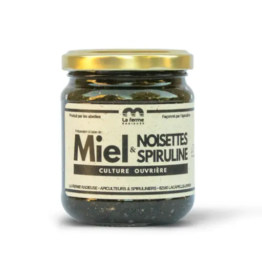 Miel noisettes et spirulines