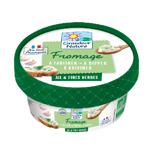 Fromage à tartiner ail & fines herbes