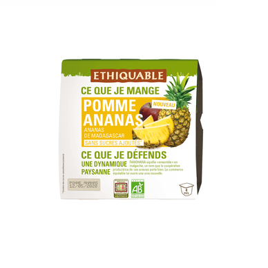 Purée de fruit 4x100g bio