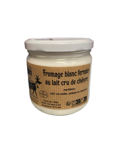 Fromage blanc au lait cru de chèvre