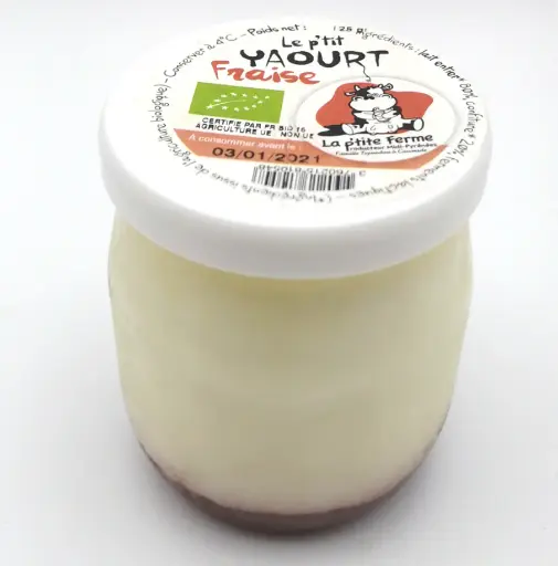 P'tit yaourt à la fraise 