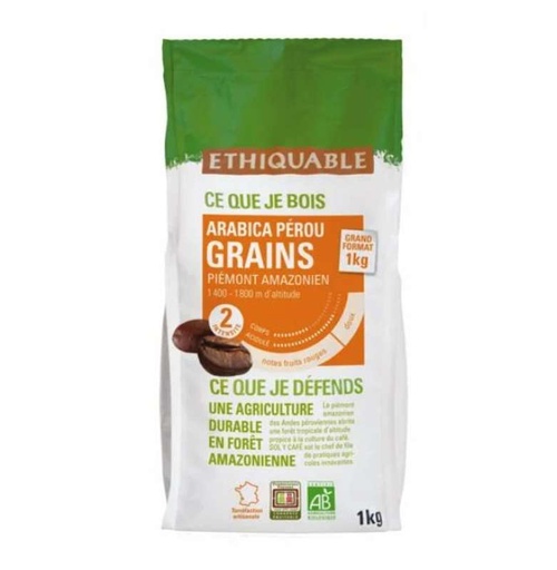 Café grains Pérou 1kg