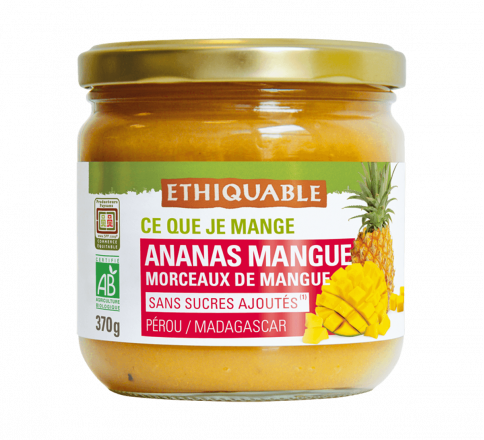 Ananas mangue en morceaux