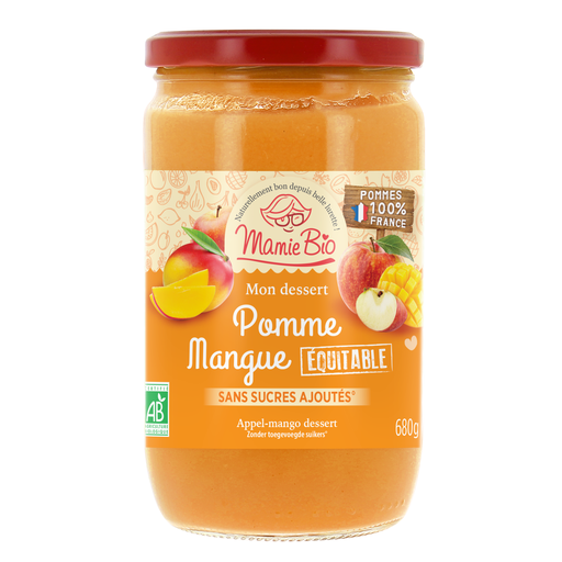 Purée pomme mangue