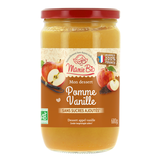 Purée pomme vanille 