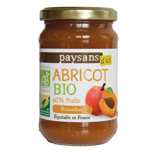 Confiture abricot bio 