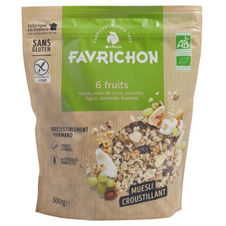 Muesli croustillant 6 fruits