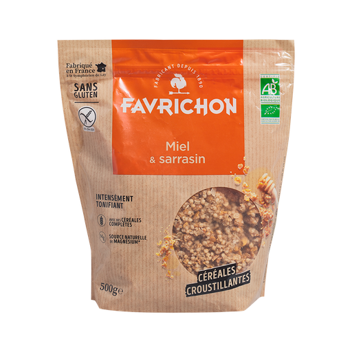 Muesli croustillant miel sarrasin 500g