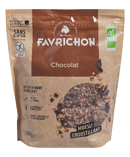 Muesli croustillant chocolat 500g