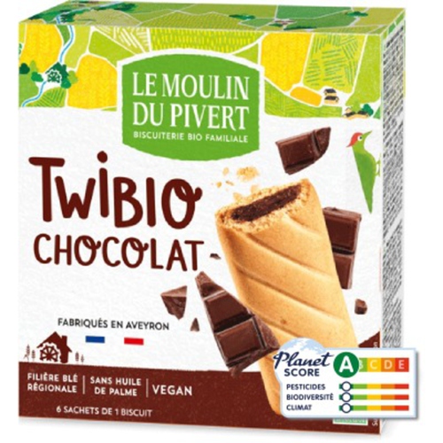 Twibio fourré chocolat