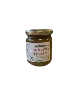 Confiture rhubarbe fraise