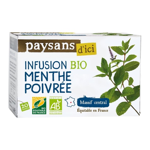 Infusion menthe poivrée