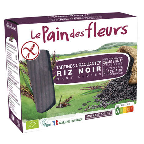 Tartines craquantes Riz noir