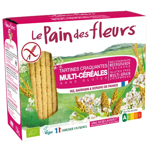 Tartines craquantes multi-céréales