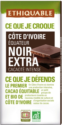 Chocolat noir extra