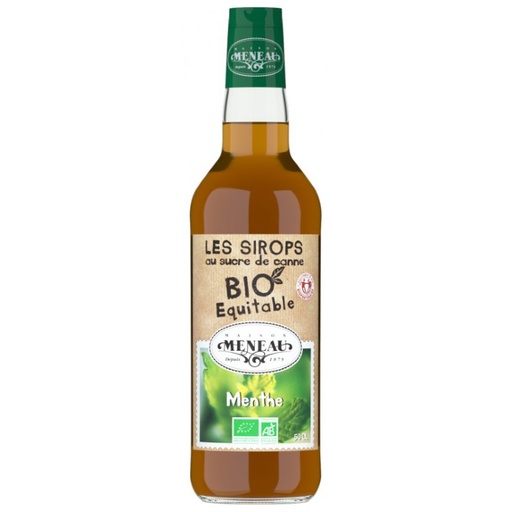 Sirop sucre de canne & menthe